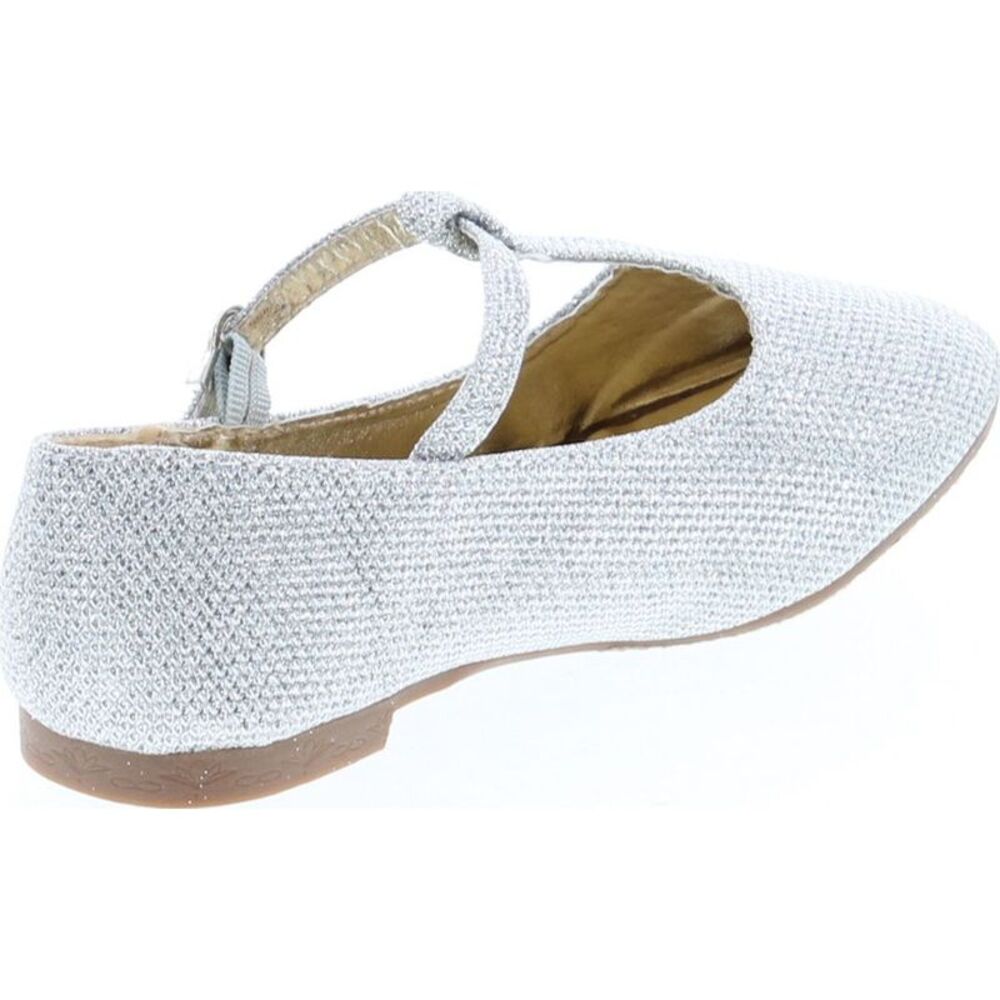 Bella Marie Triss-13K Silver ChildG flats-shoes 1 NEW - Picture 5 of 8